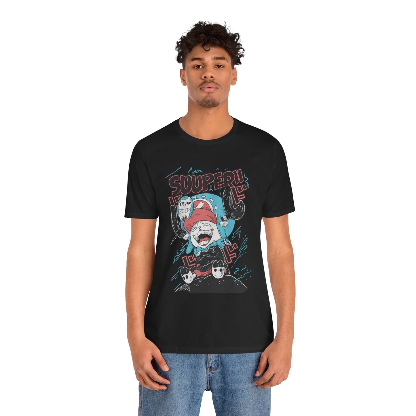 One Piece “SUUPER!” Graphic Tee – Unisex Streetwear | teemene