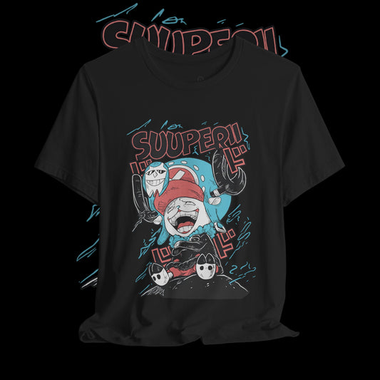 One Piece “SUUPER!” Graphic Tee – Unisex Streetwear | teemene