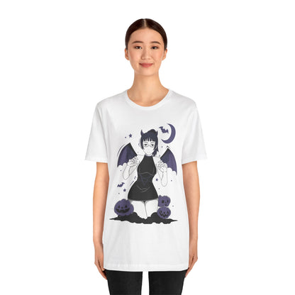 Gothic Halloween T-Shirt – Unisex Short Sleeve Tee | teemene