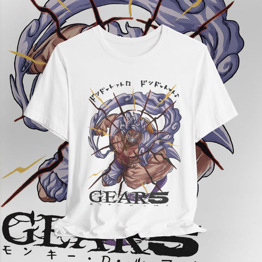 Anime-Inspired Gear 5 T-Shirt – Unisex Casual Tee | teemene