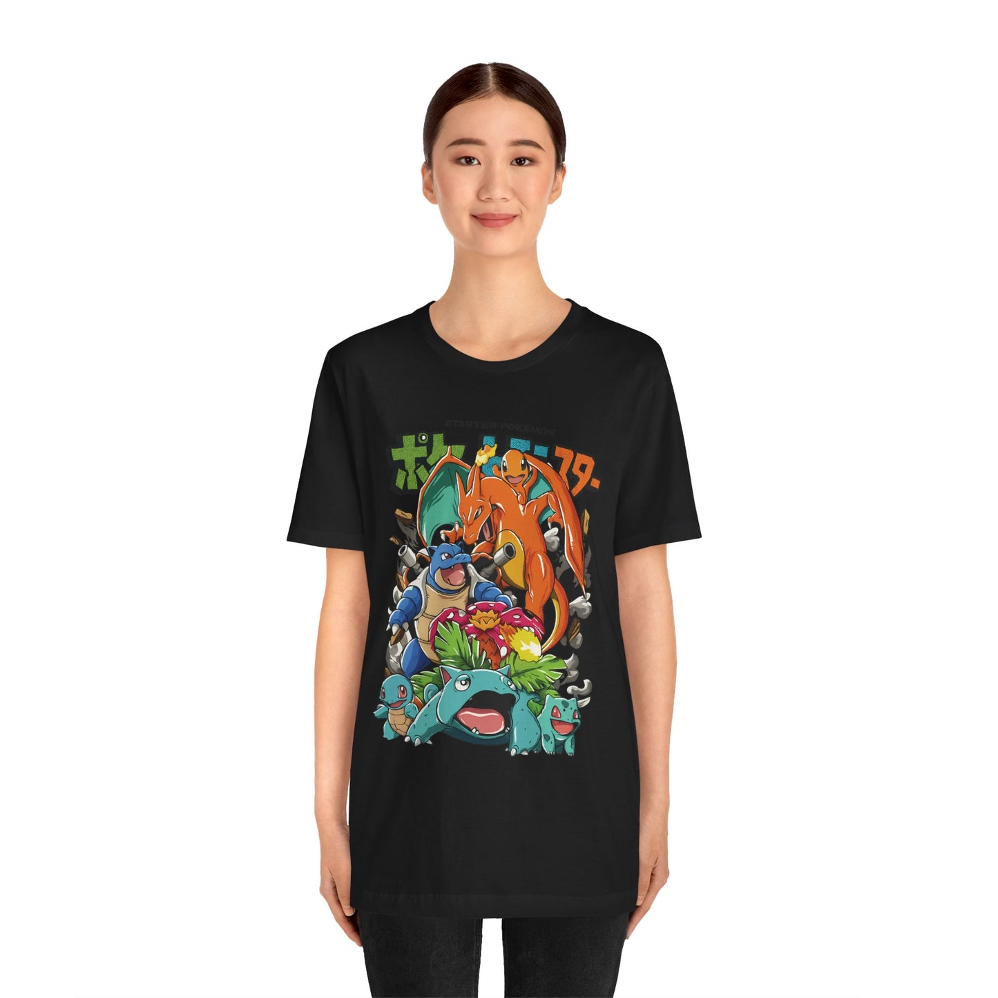 Retro Pokémon Graphic Tee – Unisex T-Shirt | teemene