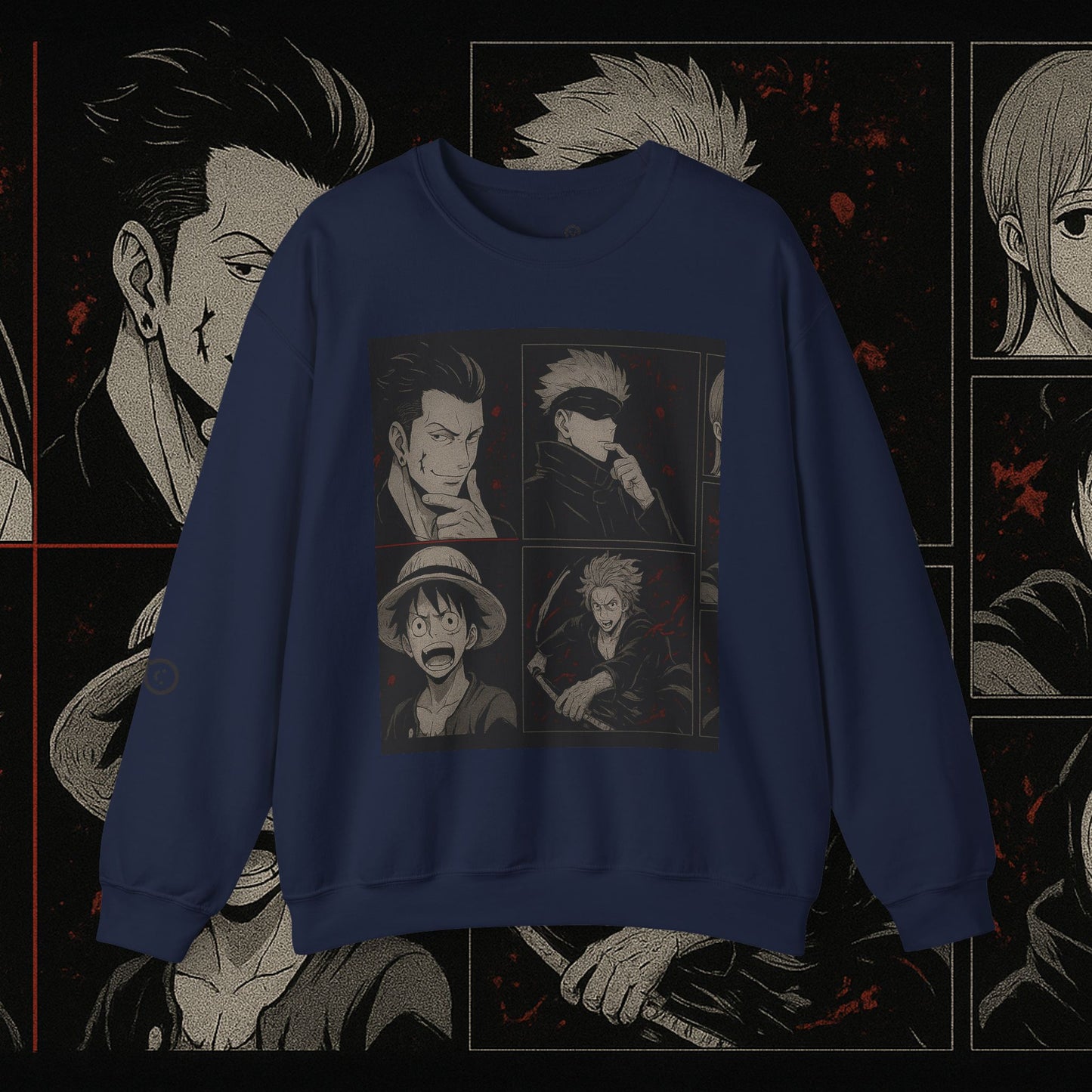 Anime-Inspired Unisex Sweatshirt – Cozy Manga Merch | teemene