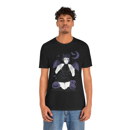 Gothic Halloween T-Shirt – Unisex Short Sleeve Tee | teemene