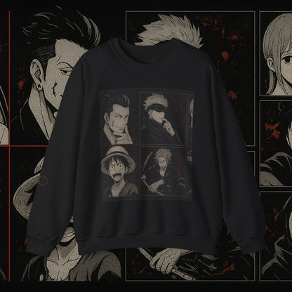 Anime-Inspired Unisex Sweatshirt – Cozy Manga Merch | teemene