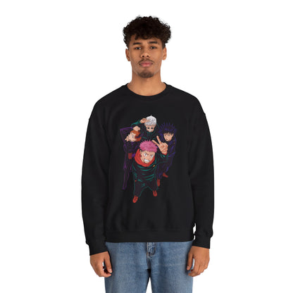 Anime-Inspired Unisex Crewneck Sweatshirt – Casual Wear | teemene